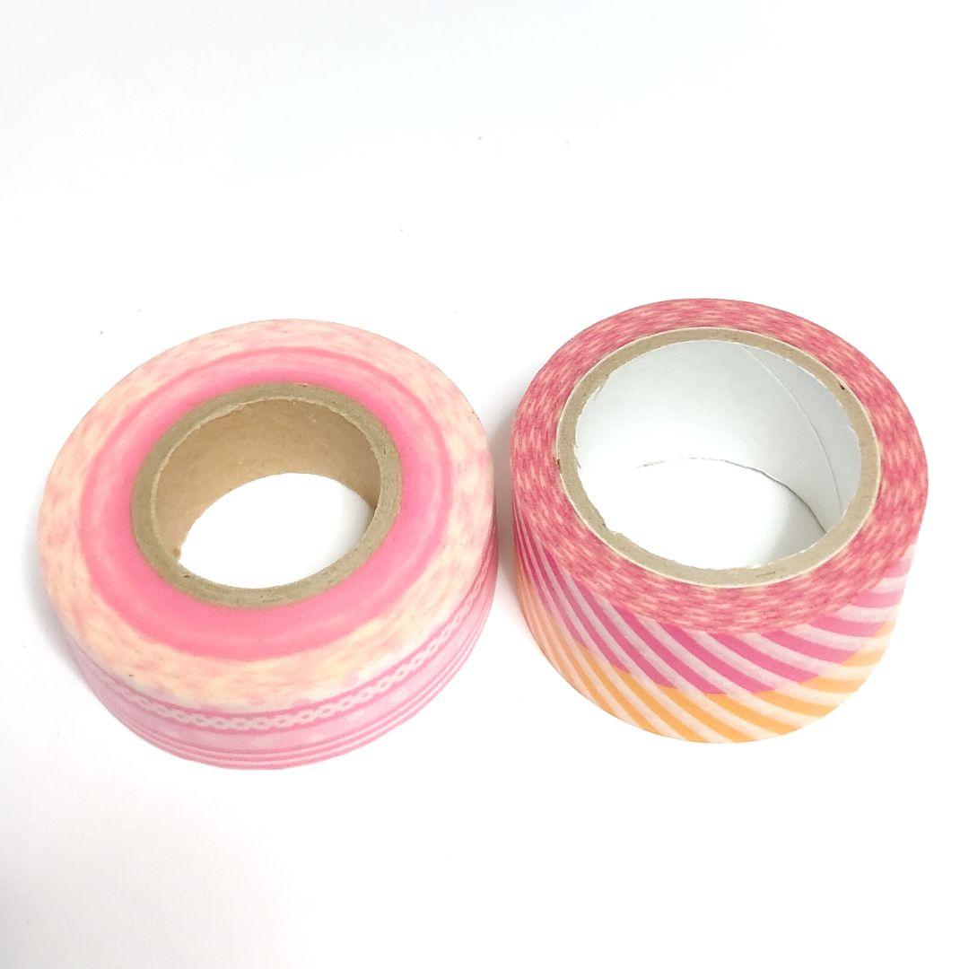 maskingtape ピンク オレンジ マスキングテープ マステ
