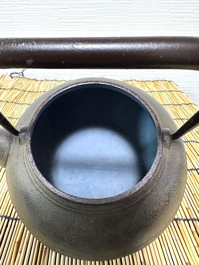 未使用品　南部宝星堂造　１３型　糸目肌　南部鉄瓶　NE様　売約済み