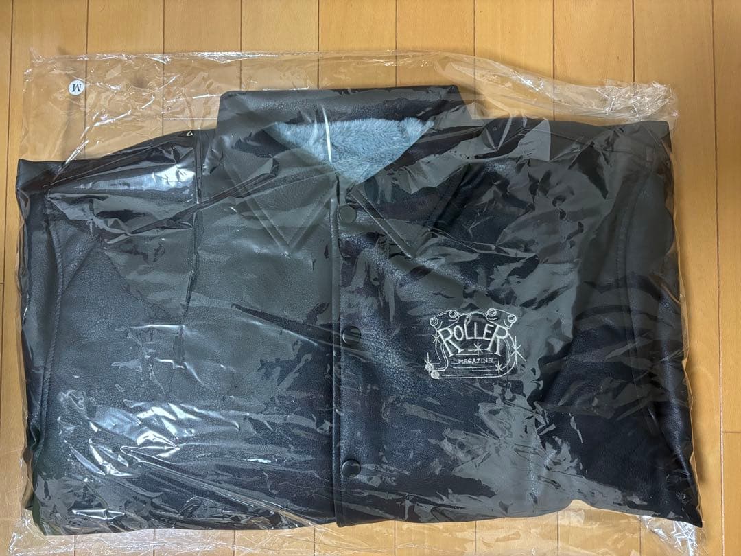 M ROLLER FAKE LEATHER COACH JACKET ローラー