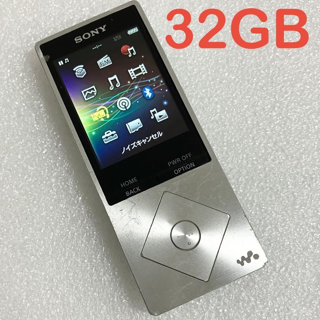【バッテリー良好】　ソニー　ウォークマン　NW-A26 32GB 白銀　シルバー