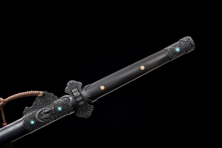 烏木尊龍剣  武具　刀装具　日本刀　模造刀