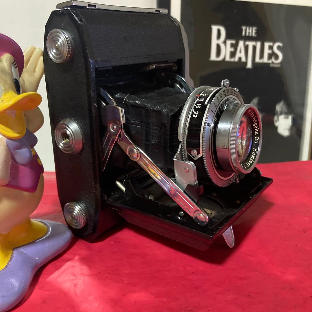 ヴィンテージ蛇腹WALCON COPAL中判カメラNitto kogaku完動品