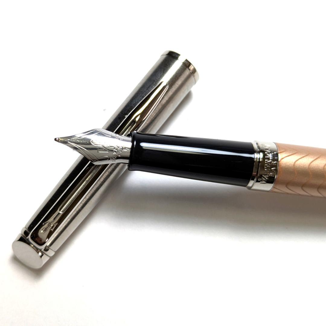 wmf4 ウォーターマン万年筆 メトロポリタンDX ローズウェーブCT クローム