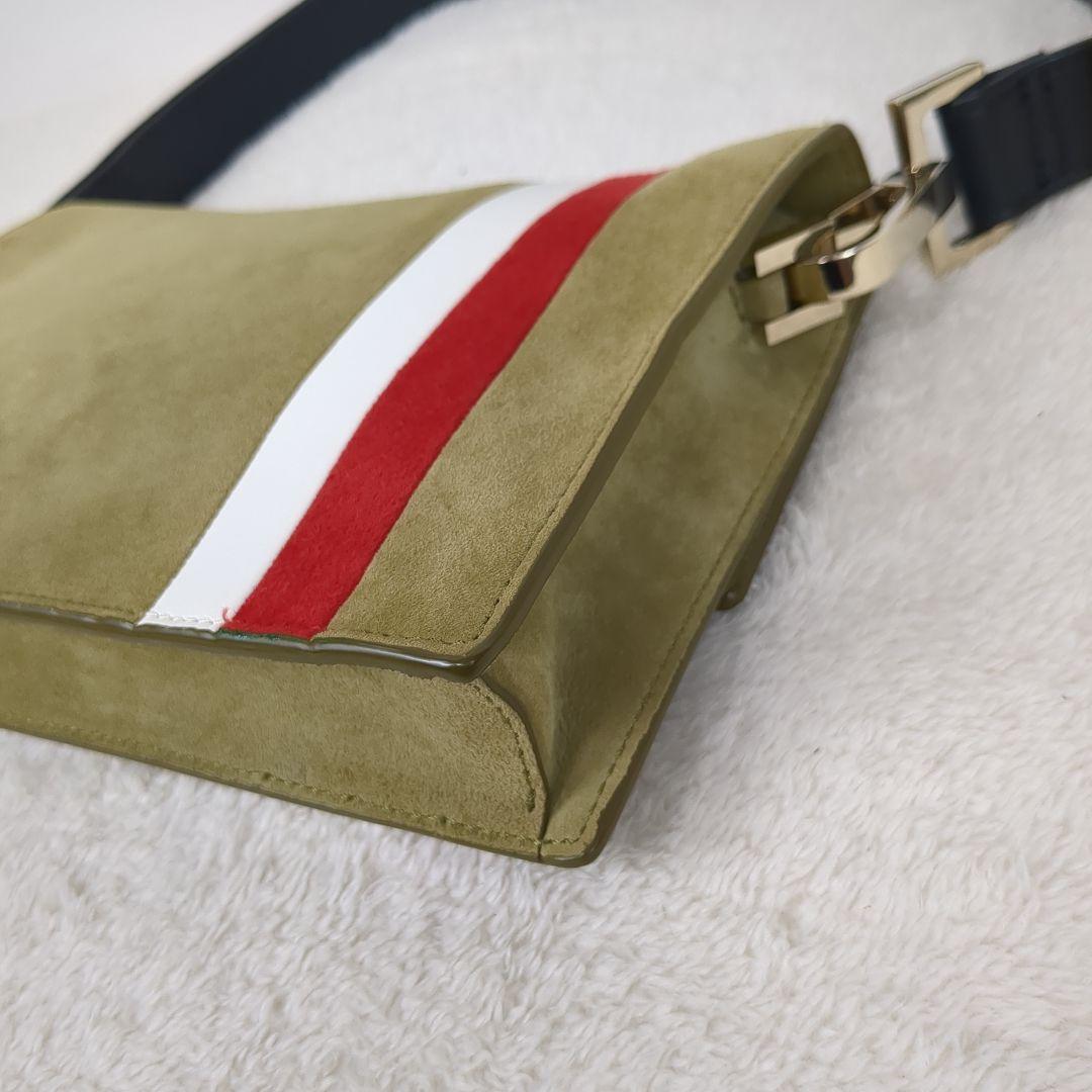 TOMASINI PARIS ワンショルダーバッグ スエード　ゴールド　イタリア