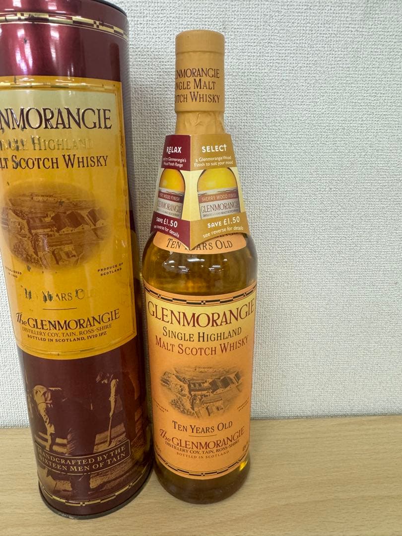 古酒　未開栓　グレンモーレンジ　10年　旧ボトル　700ml 箱付き