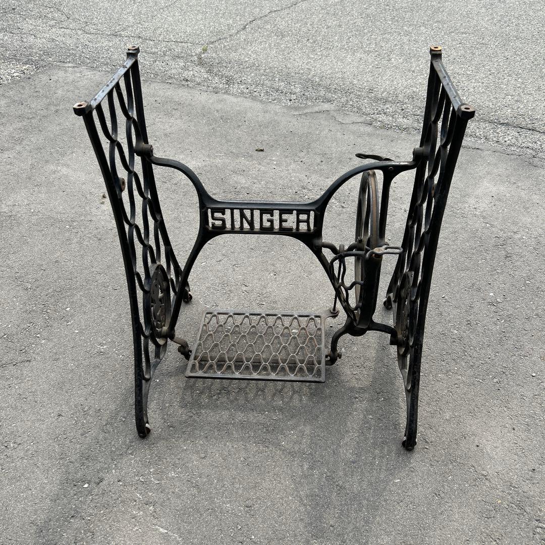 シンガー　網目ミシン脚　ミシン台　テーブル脚　アンティーク　レトロ　b10