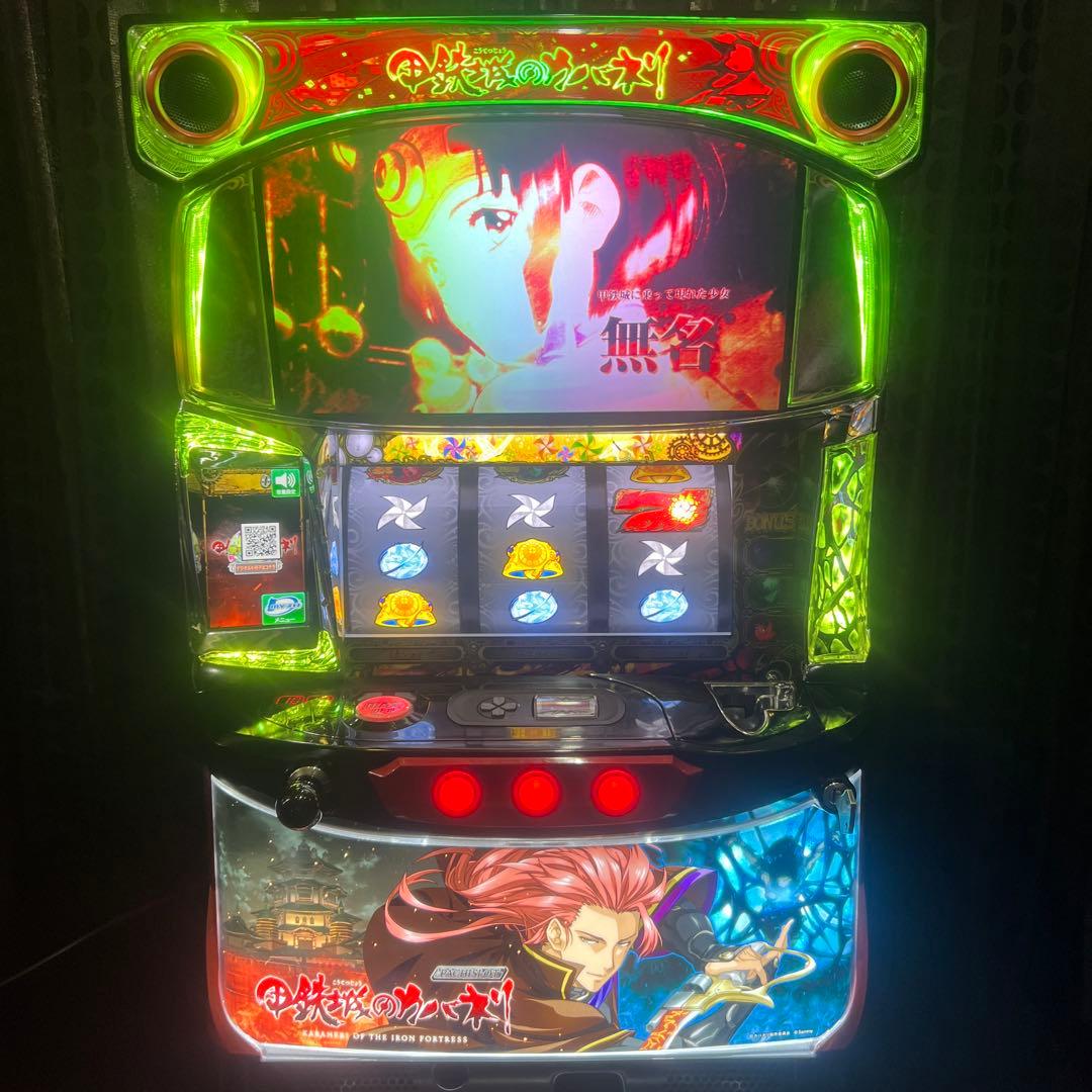 パチスロ　甲鉄城のカバネリ　実機　美馬パネル　不要機付　送料込み