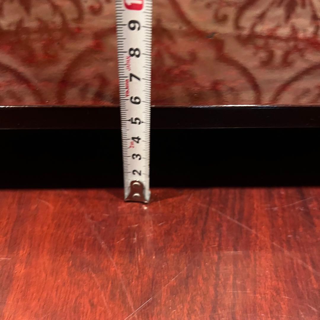 特許　金剛石目塗　鳥羽硬忍　鳥羽清一　漆器　花台　PATENT華道　茶道具