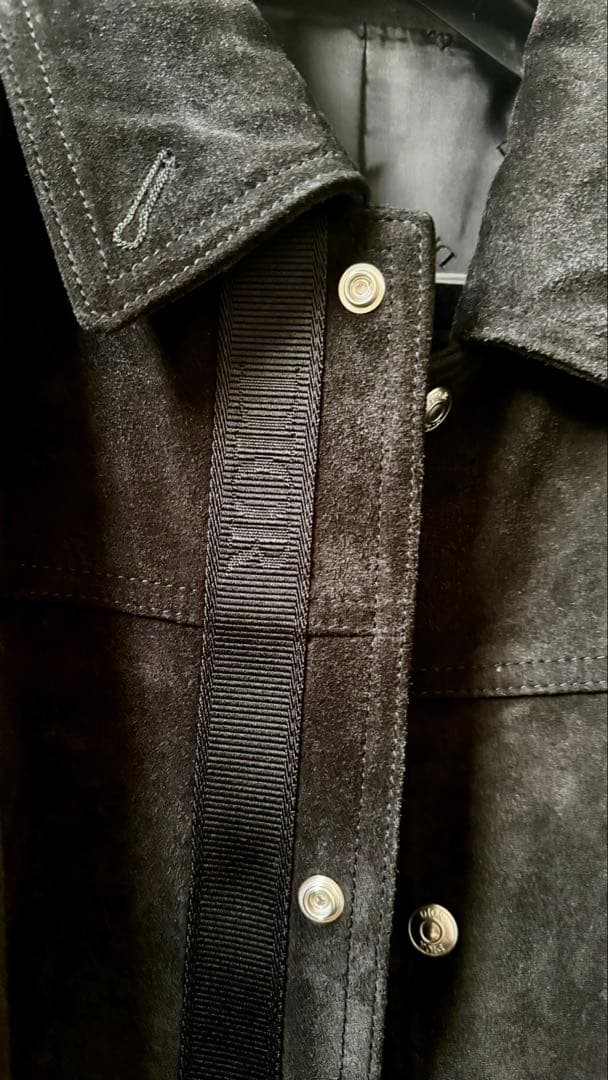 Dior HOMME 24SS/テープロゴスエードジャケット ディオール 新作