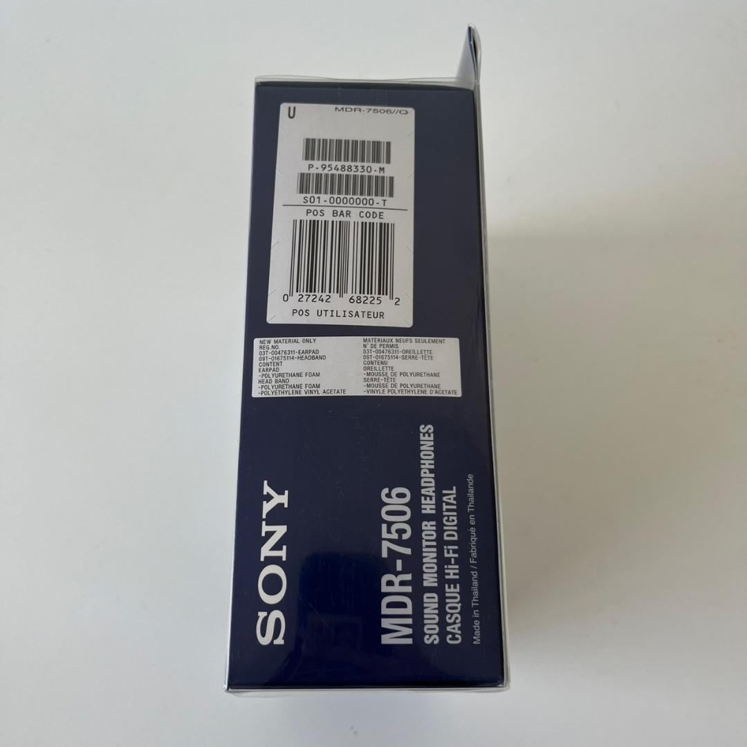 【SONY】 MDR-7506 定番スタジオモニターヘッドホン