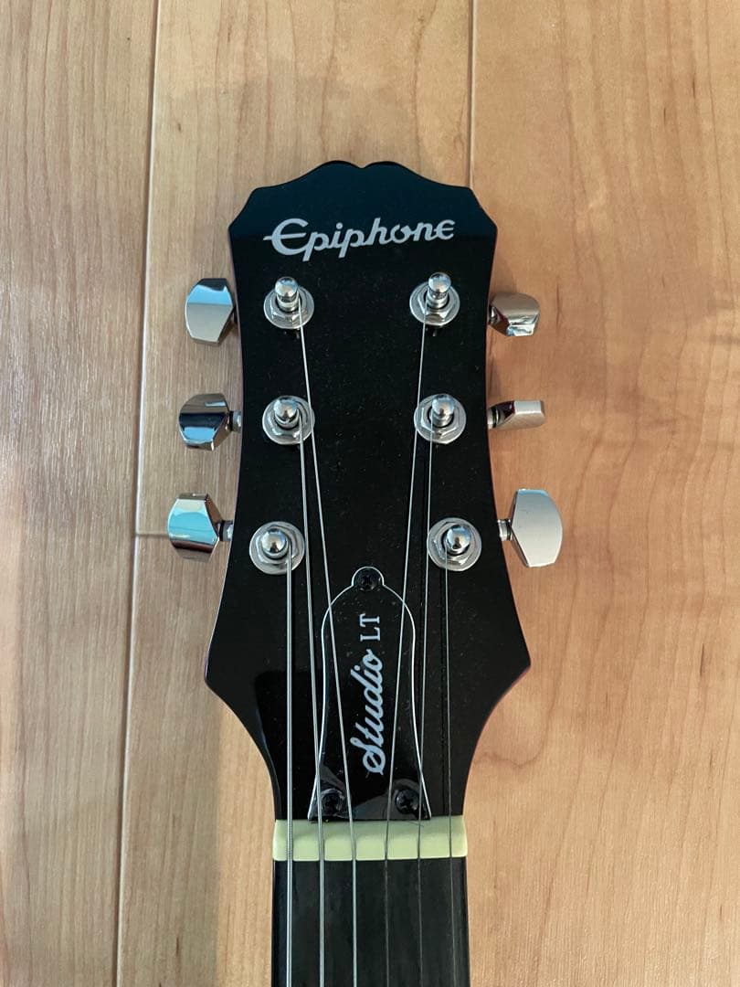 美品Epiphone Les Paul studio LT純正ケース、ストラップ