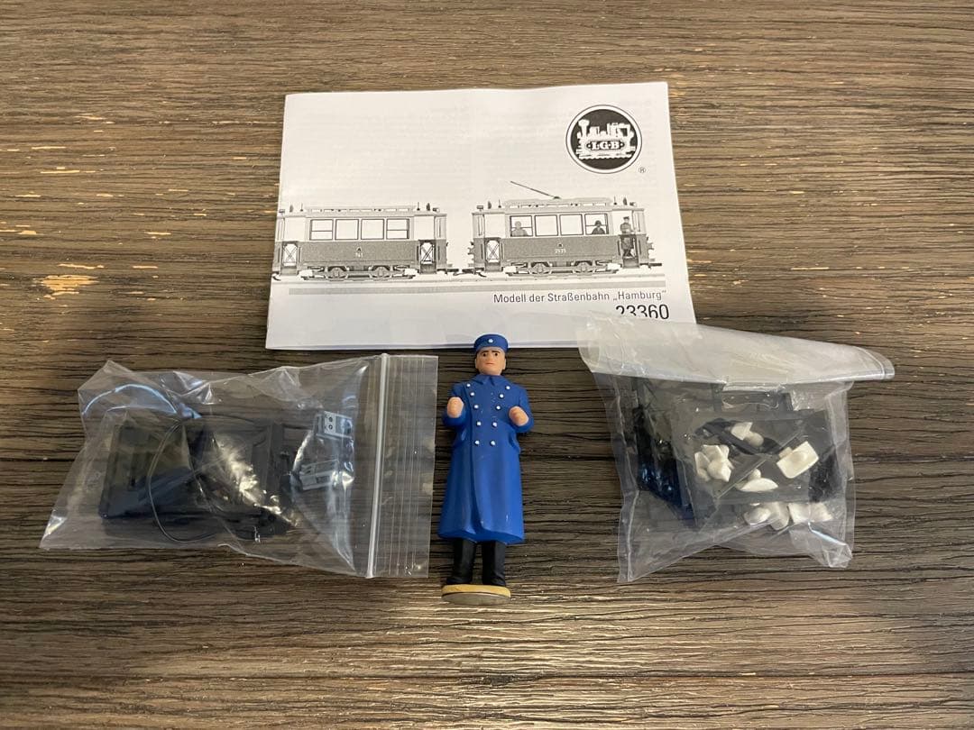 Gゲージ　LGB ハンブルグ路面電車2両セット