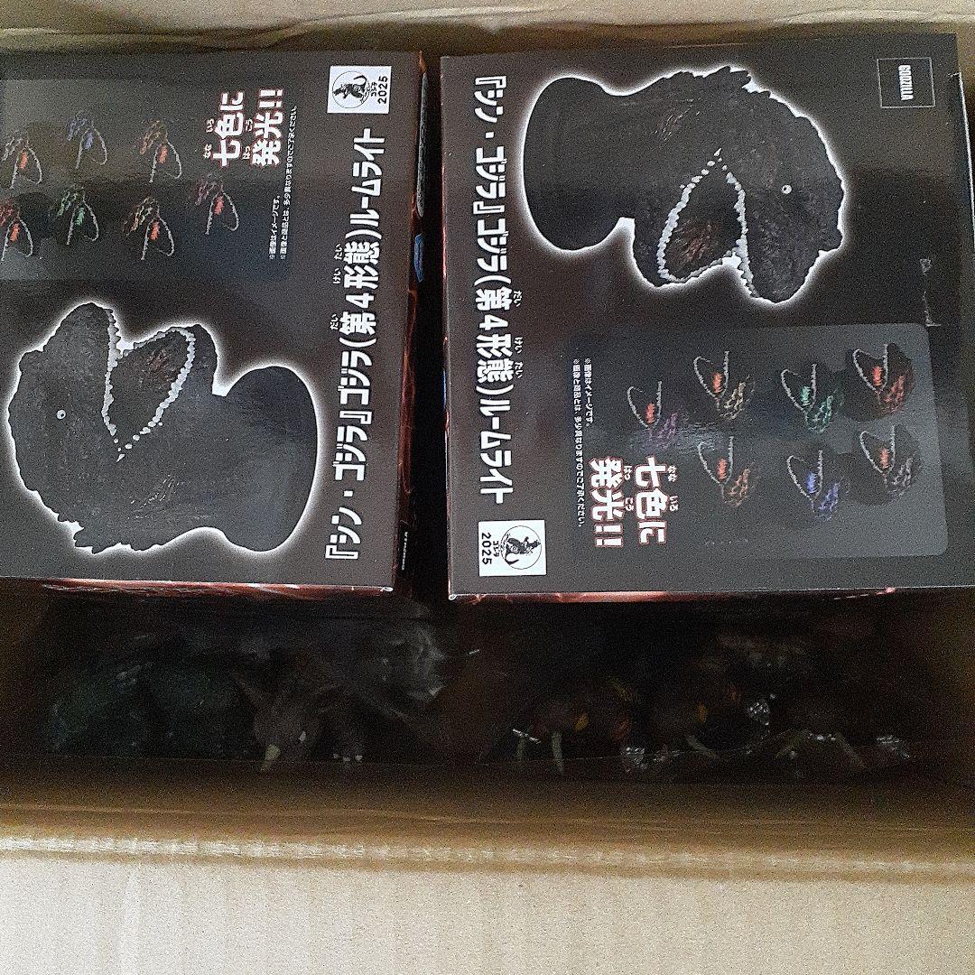 シン・ゴジラ ゴジラルームライト2点 ゴジラ ソフビパペットマスコット3 12点