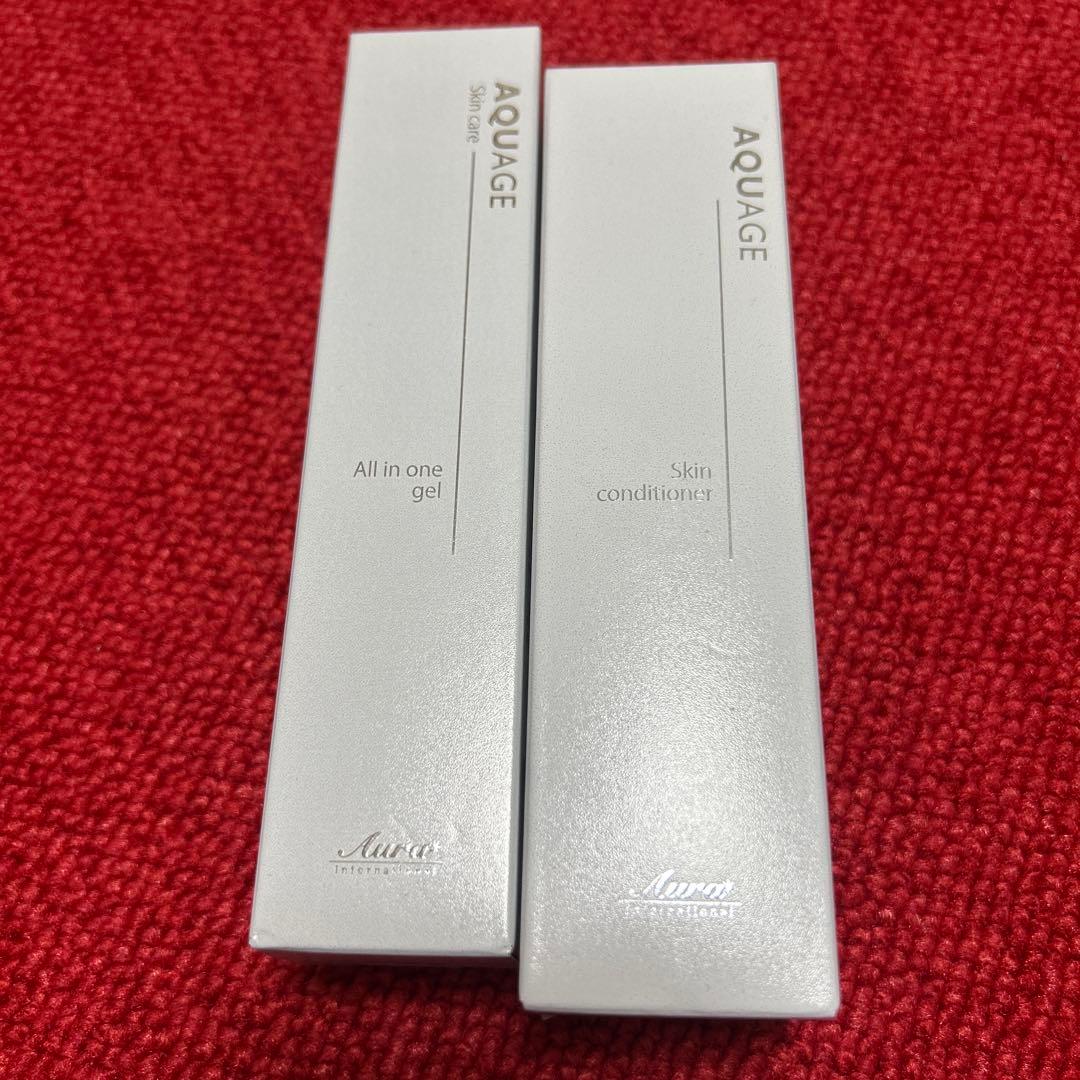 アクアージュ　オールインワンジェル　スキンコンディショナー　セット