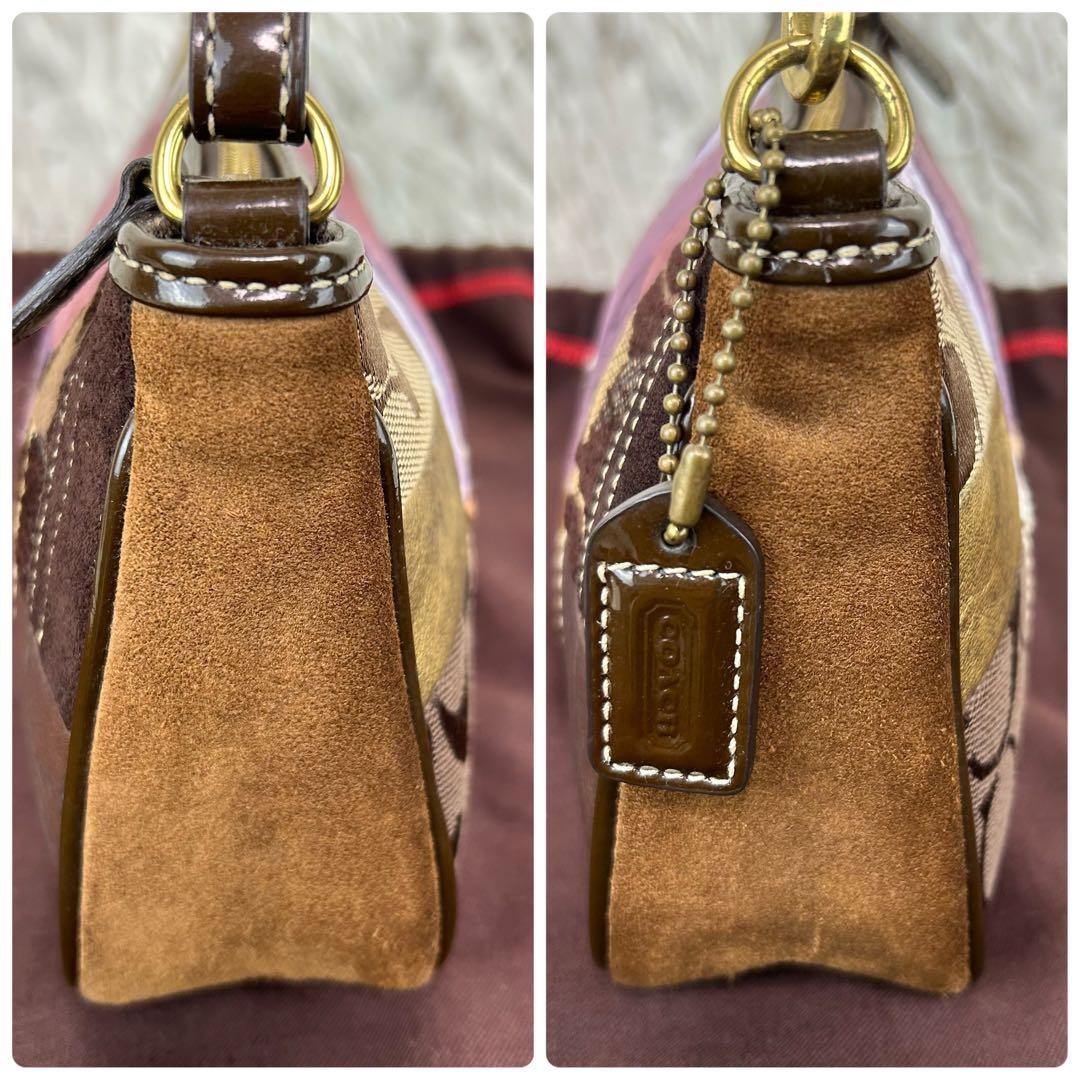 ✨美品 Coach Patchwork mini Demi Pouch Rare