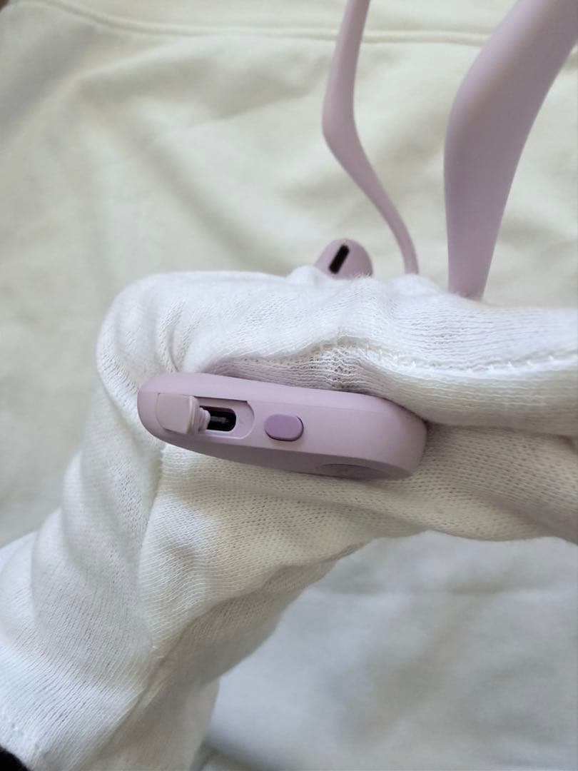 骨伝導イヤホン パープル