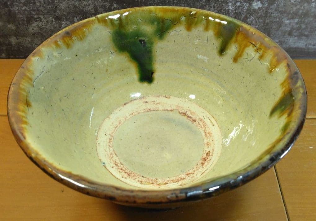 人間国宝 金城次郎 魚紋茶碗 栞 共箱 美品 壺屋焼 壷屋焼 やちむん 魚2匹