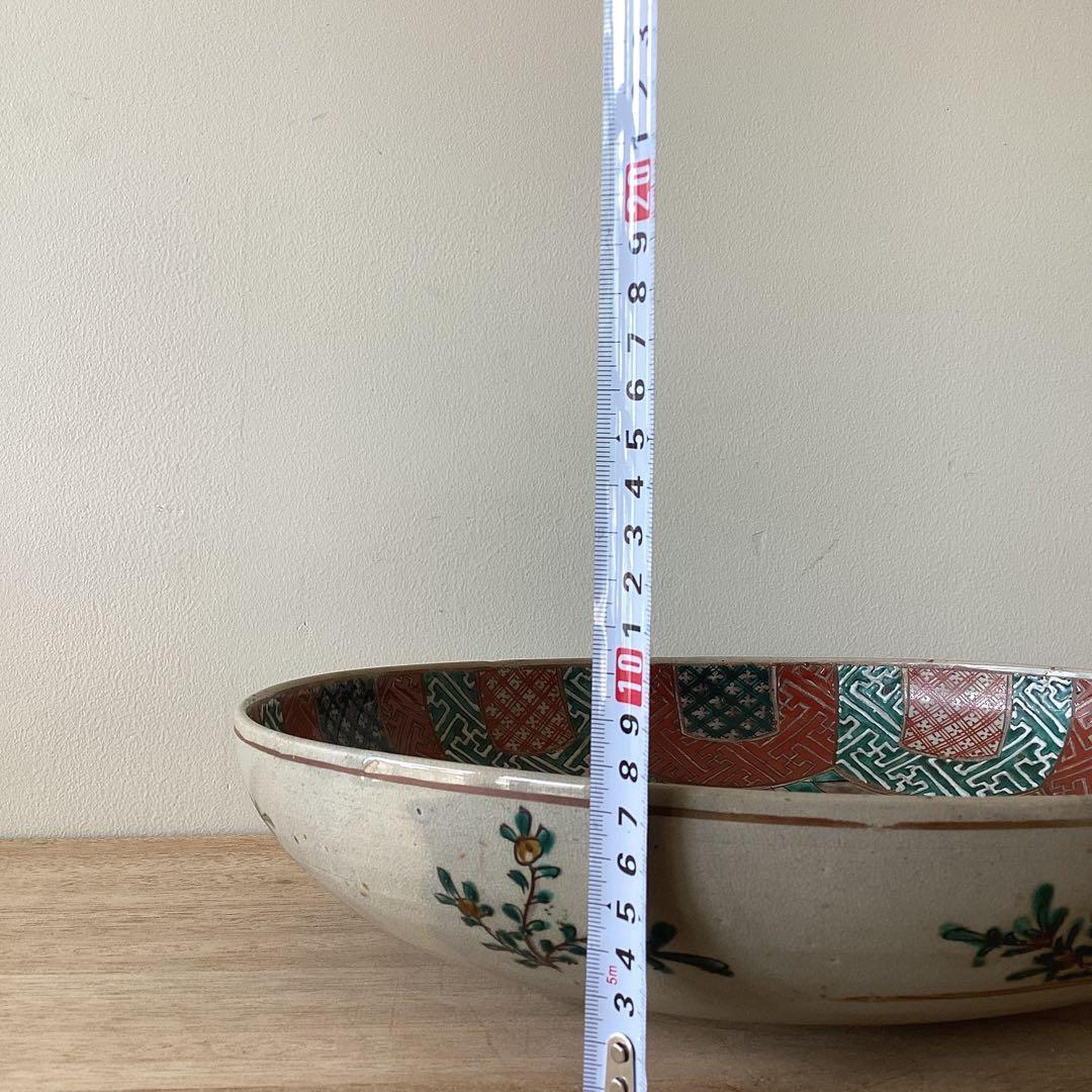 35㎝　貴婦人図　色絵大皿　飾り絵皿　時代物　当時物　有田焼　九谷焼　中国美術