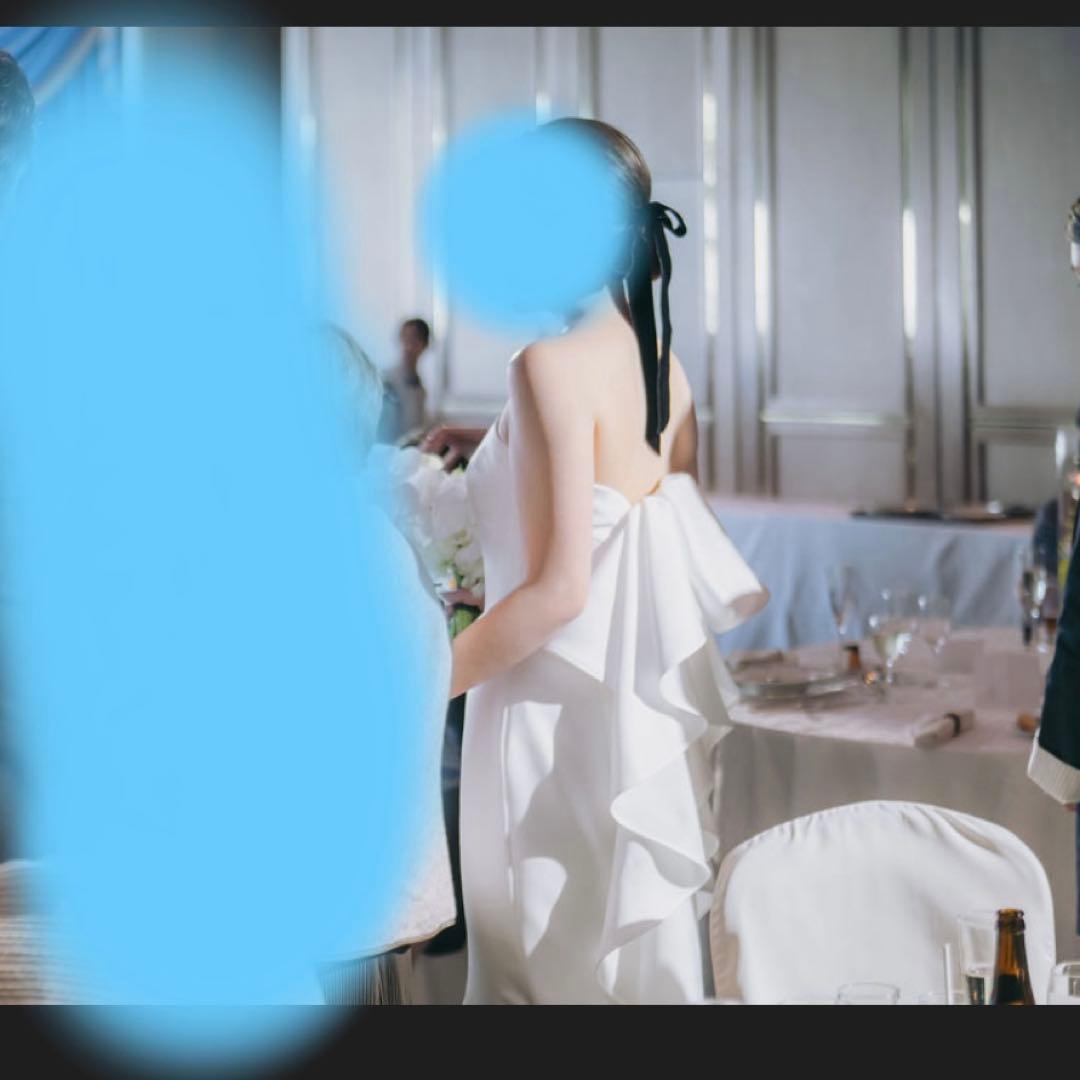 桂由美　ウェディングドレス　取り外し可能リボン付き　値段交渉受付