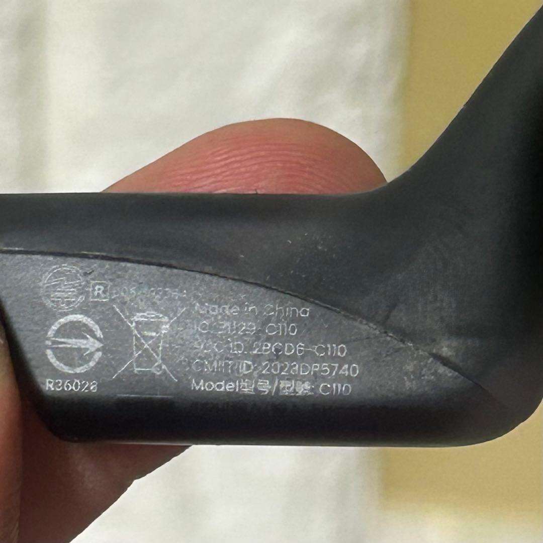 SHOKZショックスOPENCOMM2 C110イヤホン　マイク付き動作確認済