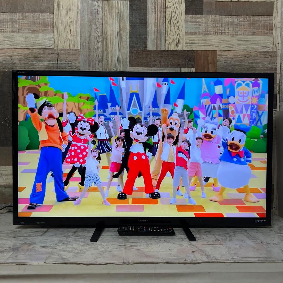 即日受渡❣️全国送料込SHARP 40型液晶テレビ外付けHDD対応裏番組録画