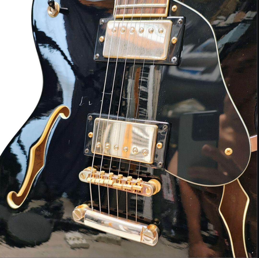 希少 Peavey Hollowbody JF1EX セミアコ ギター 黒