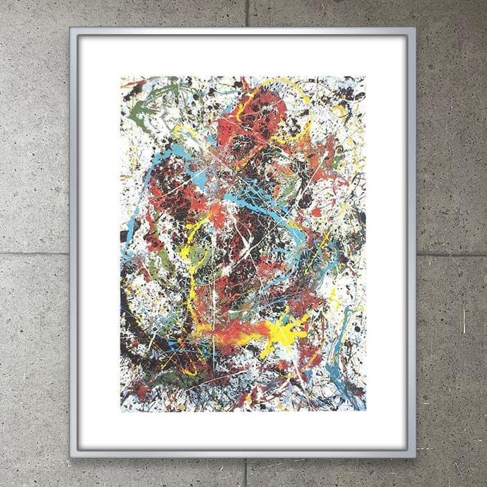 額装品/ナンバー31/ジャクソン ポロック/アートポスター/インテリア