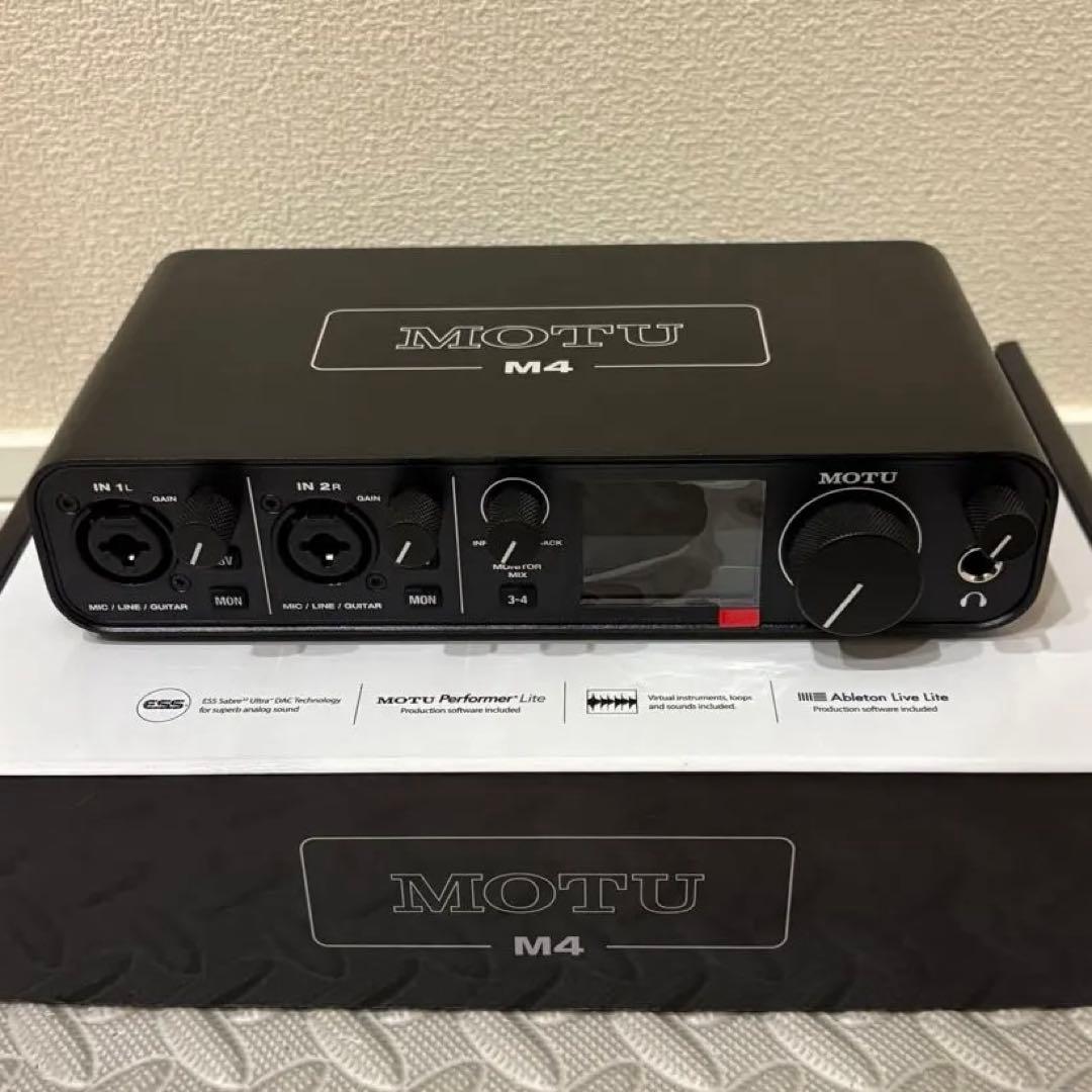 【美品】MOTU M4 高音質オーディオインターフェース ※送料込み