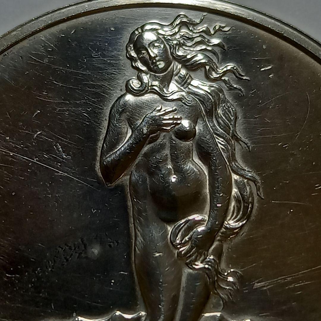 銀塊 純銀 メダル ミロのヴィーナス 誕生 銀メダル