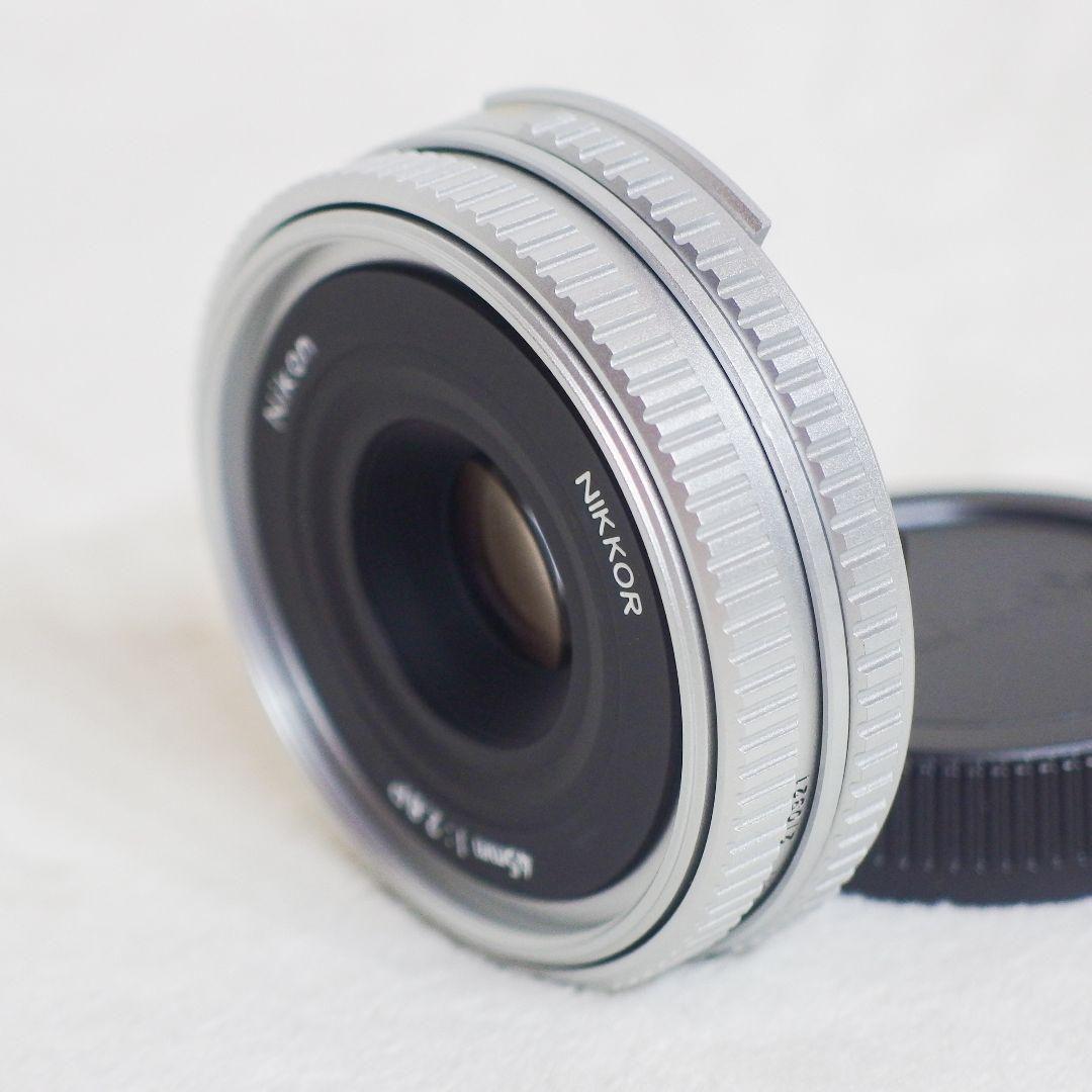 極上美品 Nikon ニコン Nikkor 45mm f 2.8 P シルバー