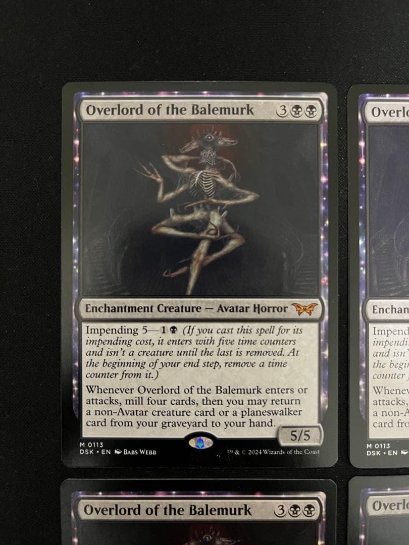 ベイルマークの大主　英語版　４枚