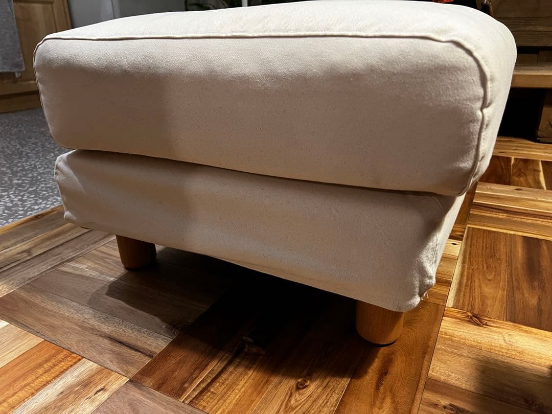 無印良品　布製オットマン