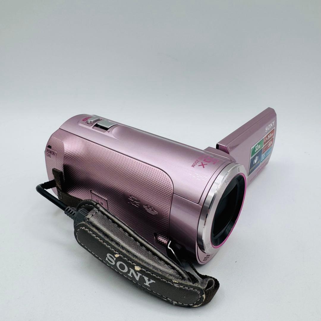 【美品】SONY HANDYCAM HDR-CX390 ピンク　動作確認済