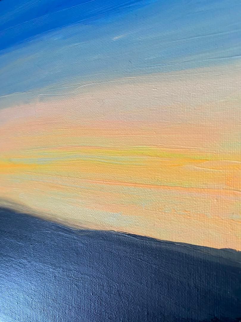 原画/抽象画/モダンアート/現代アート/アクリル画 This monent 海