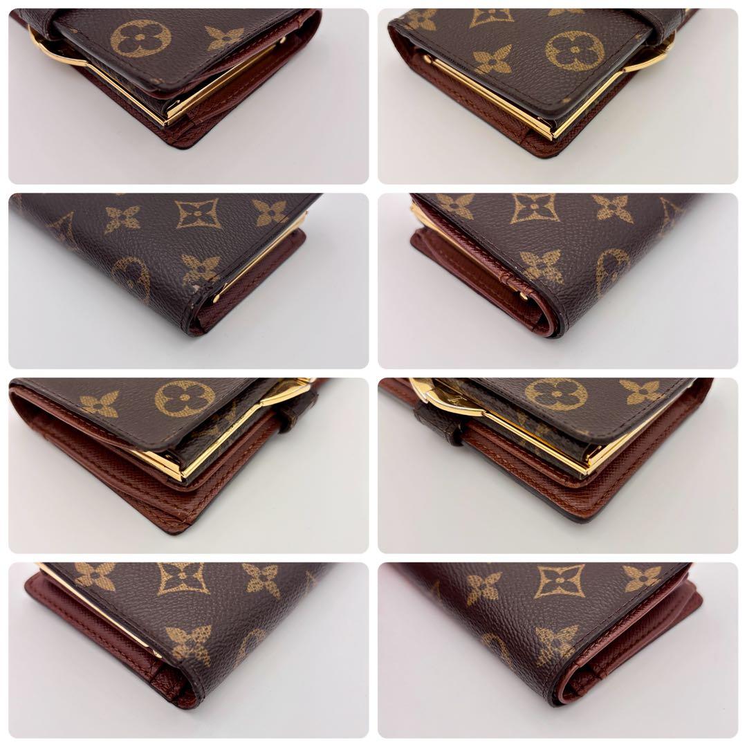 ルイヴィトン　ポルトフォイユ・ヴィエノワ モノグラム　二つ折り財布 がま口