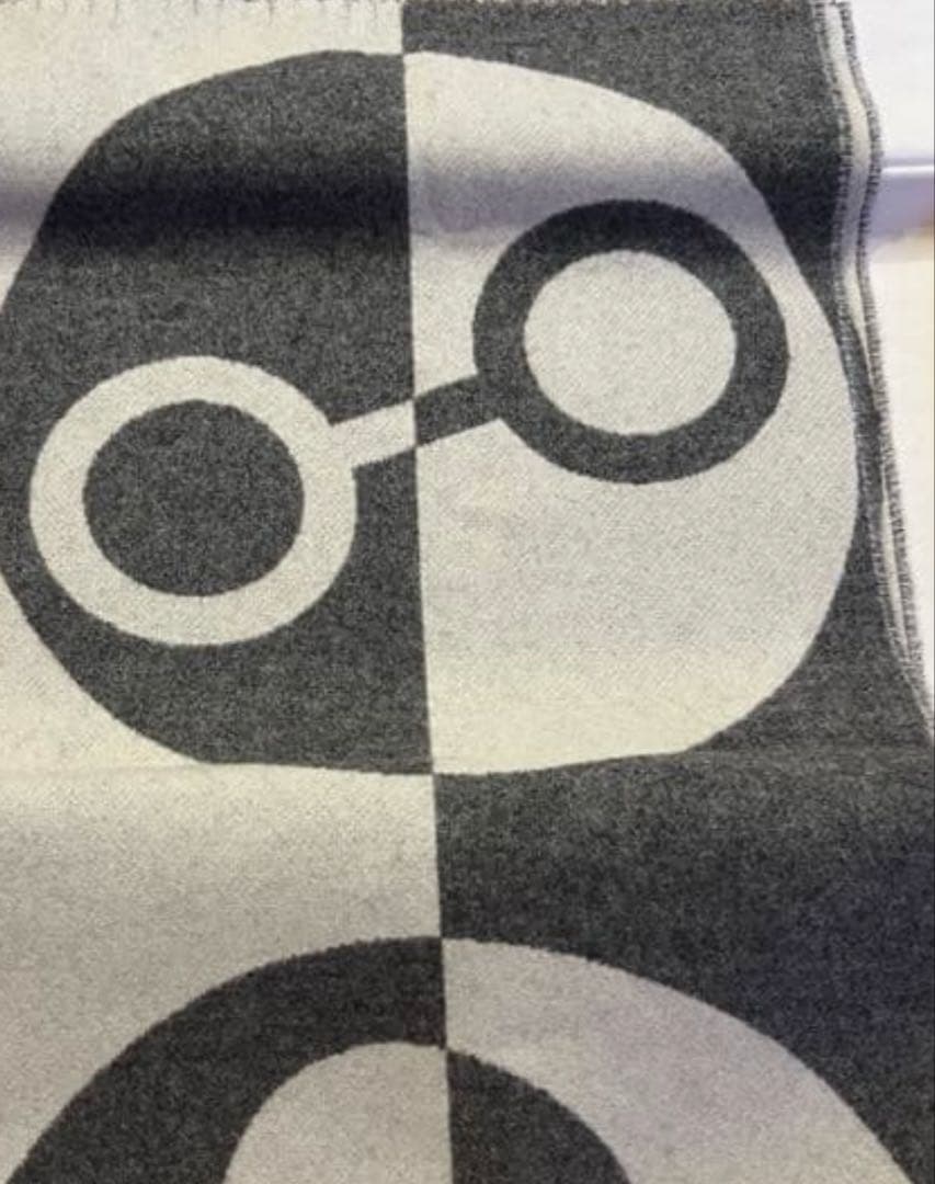 HERMES 100%カシミヤマフラー