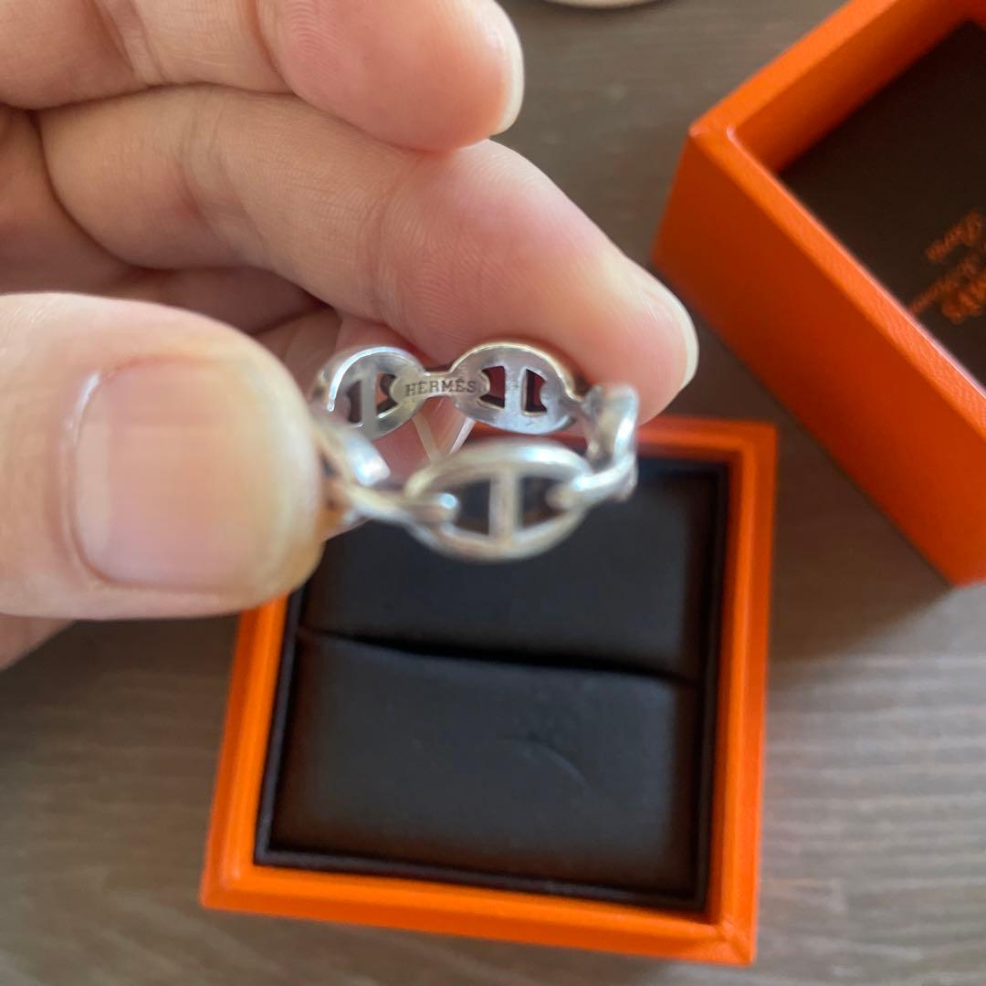 【国内正規店】HERMES アンシェネ リング シェーヌダンクル