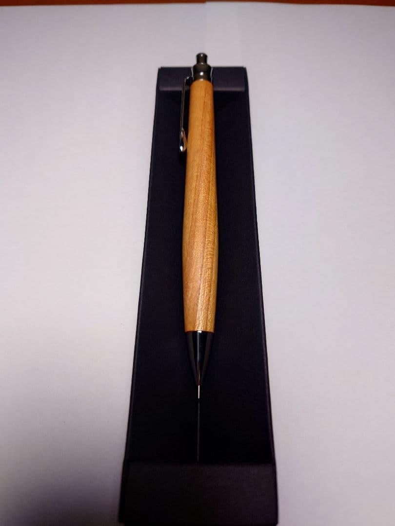 未使用　RED LINE PEN ケヤキ　シャープペンシル　オリジナル金具