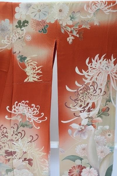 美品 アンティーク 振袖 お引きずり 身丈164cm 大正ロマン レトロ