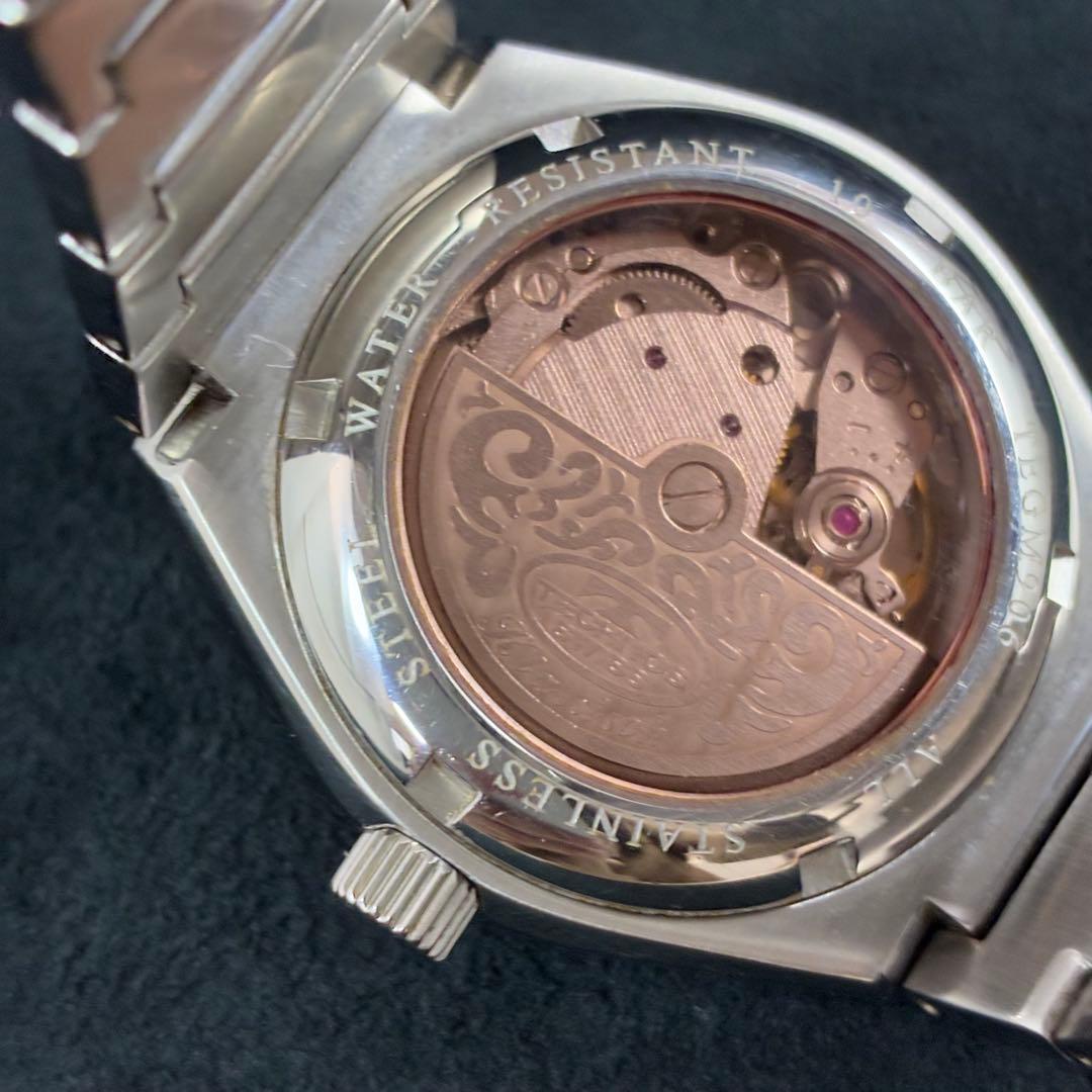 美品　オールドテクノス　スケルトン　ヨーロピアン オートマチック　メンズ　腕時計