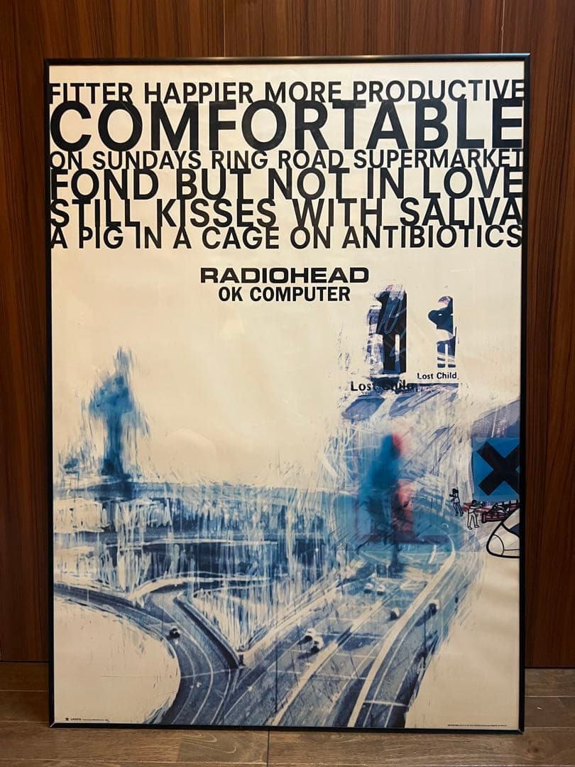 radiohead レディオヘッド ポスター大判w.a.s.t.e.正規