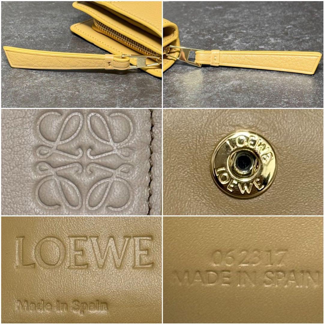 新品未使用 現行品 ロエベ パズル コンパクトウォレット 二つ折り財布 保存袋