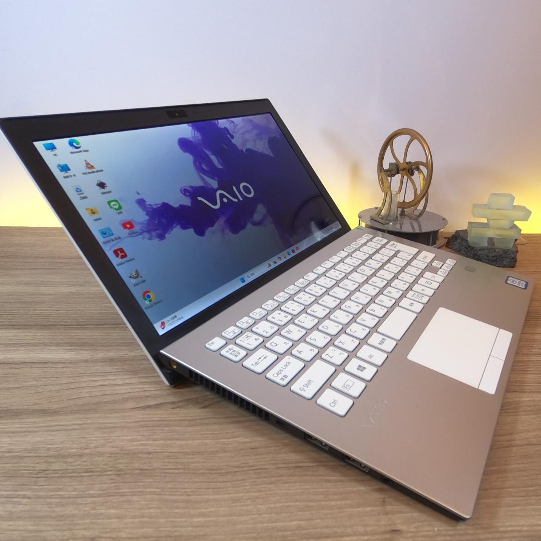 【超希少&美品】VAIO Pro ホワイトLTE+指紋認証オフィス付きノートPC