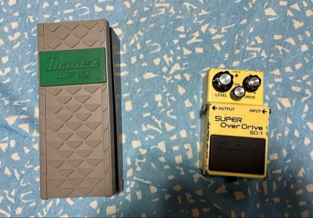 Ibanez WF10（fuzz &Wah）&BOSS SD-1ビンテージセット