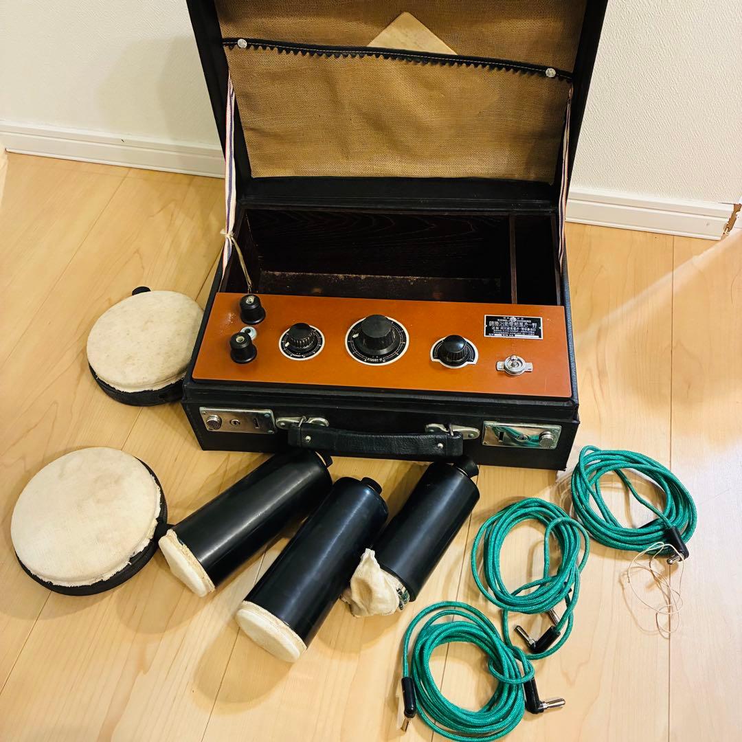 【アンティーク　骨董品】野一色蒸熱電気治療機