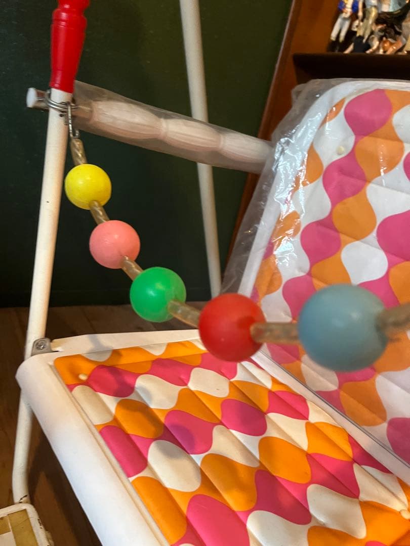 対面式 ブランコ ガーデン レトロポップ 昭和レトロ 当時物 インテリア