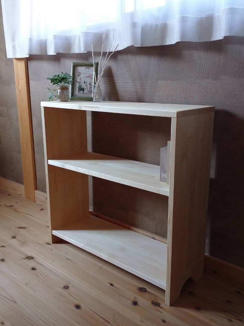 【送料無料】天然無垢材　北欧風　オープンシェルフ　飾り棚　　収納ラック