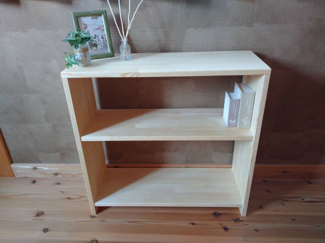 【送料無料】天然無垢材　北欧風　オープンシェルフ　飾り棚　　収納ラック