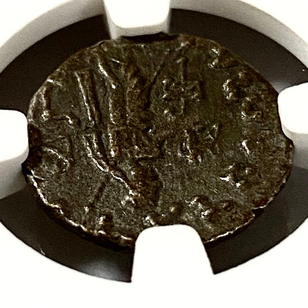 紀元前58年 インド ドラクマ 銀貨 NGC 古代 アンティーク 