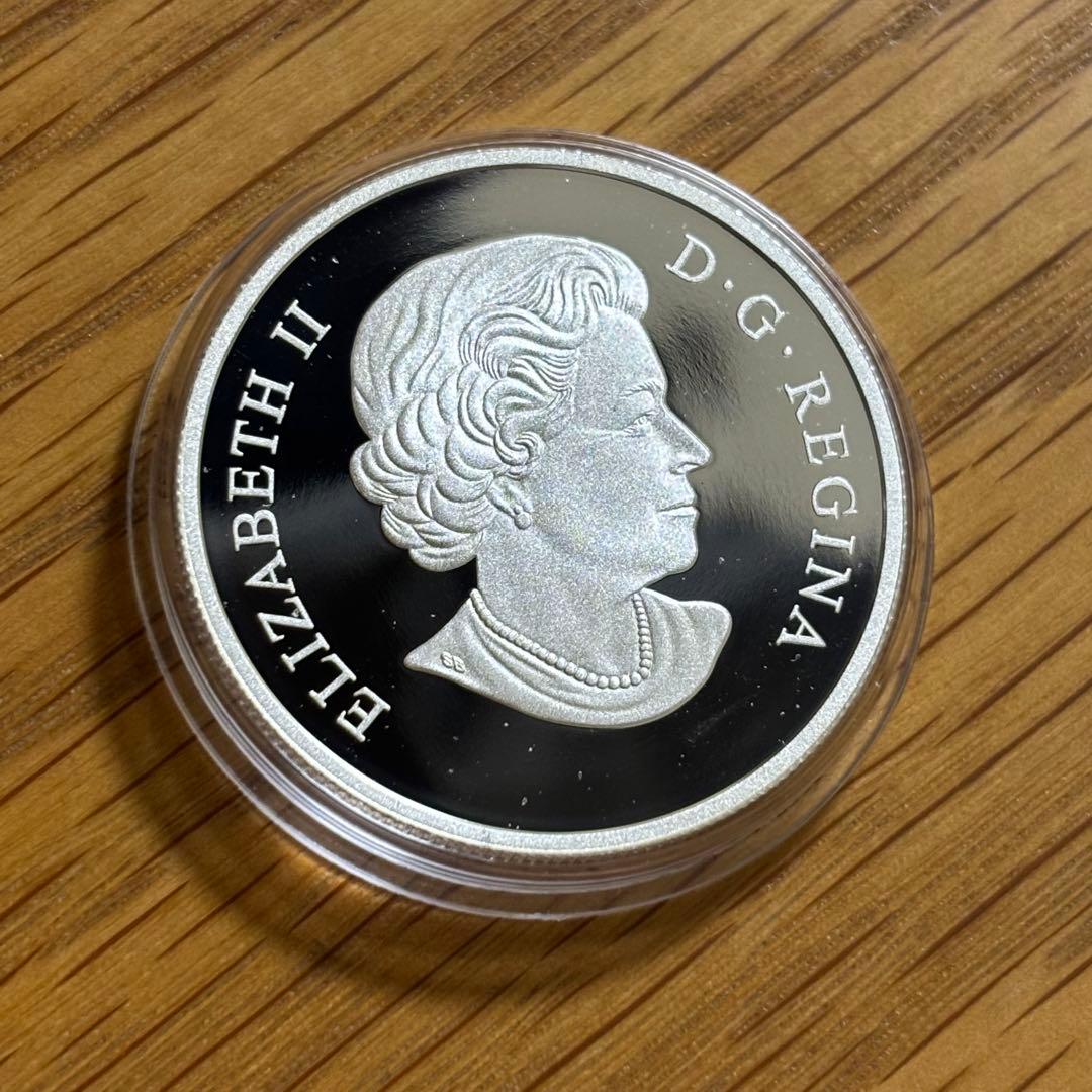 【カナダ銀貨】2017年製 $20 銀貨 雪の結晶 スノーフレーク